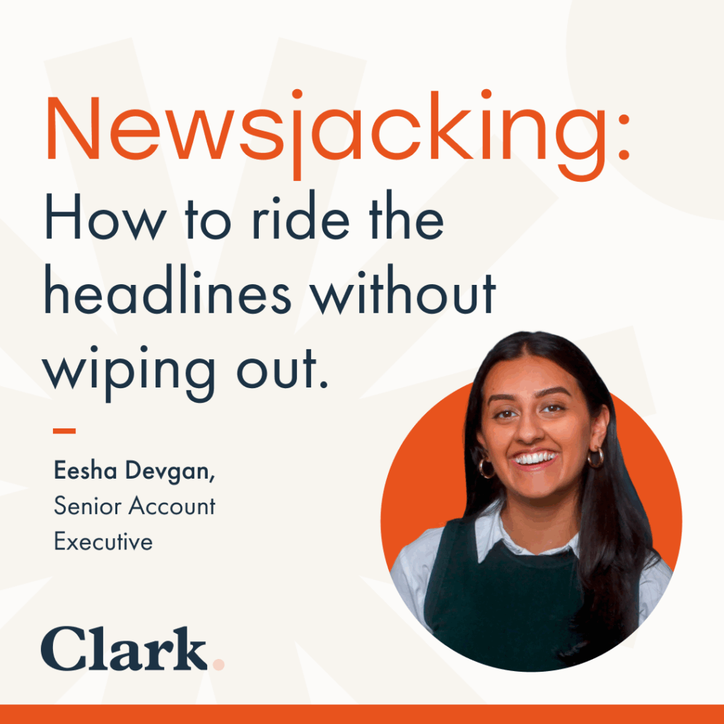 Newsjacking: How to ride the headlines without wiping out