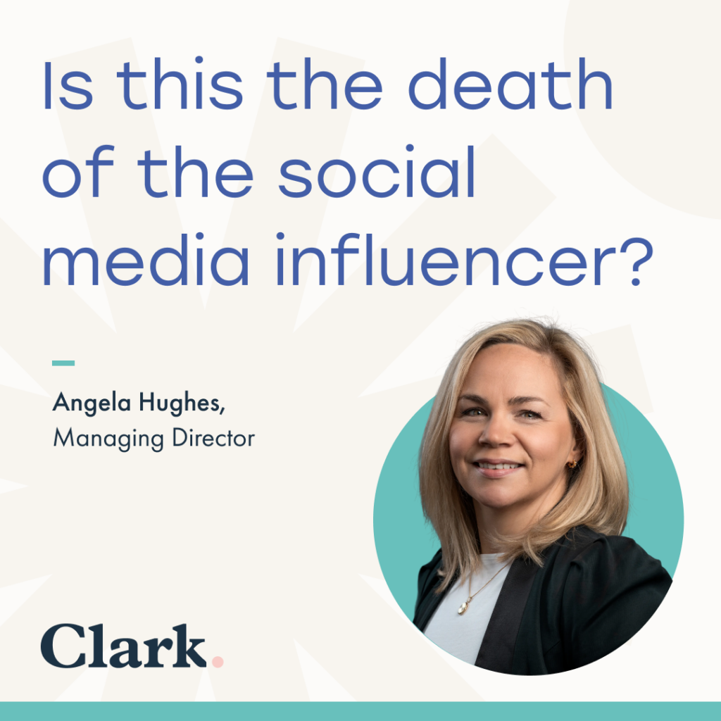 Is this the death of the social media influencer?